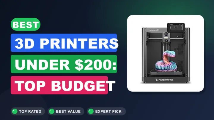 Best 3D Printers Under $200: Top Budget Picks