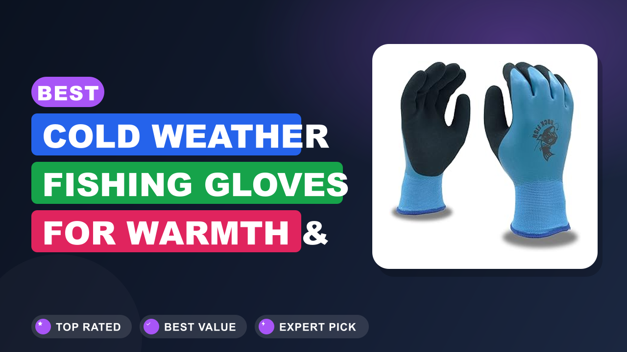 Best Cold Weather Fishing Gloves for Warmth & Grip