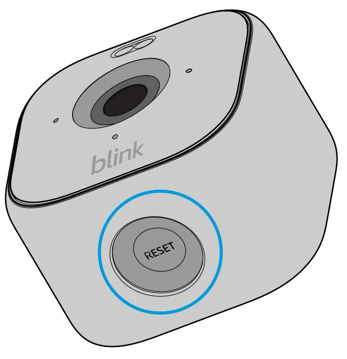 how to reset blink camera