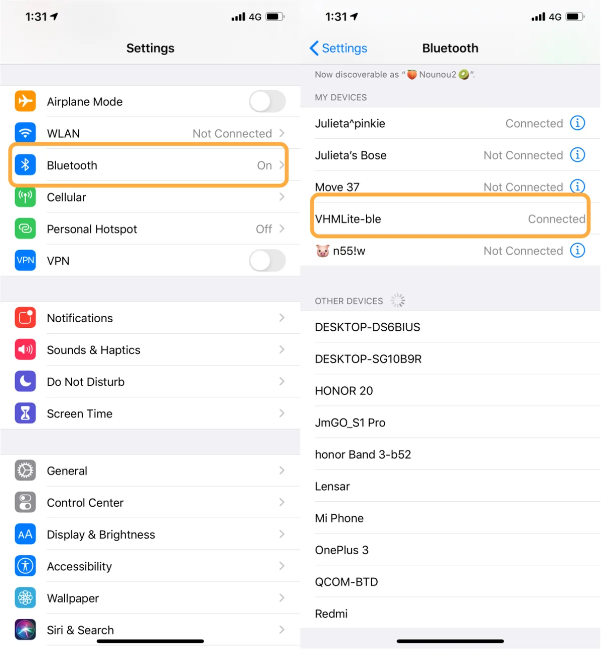 iPhone Bluetooth pairing lost after reset