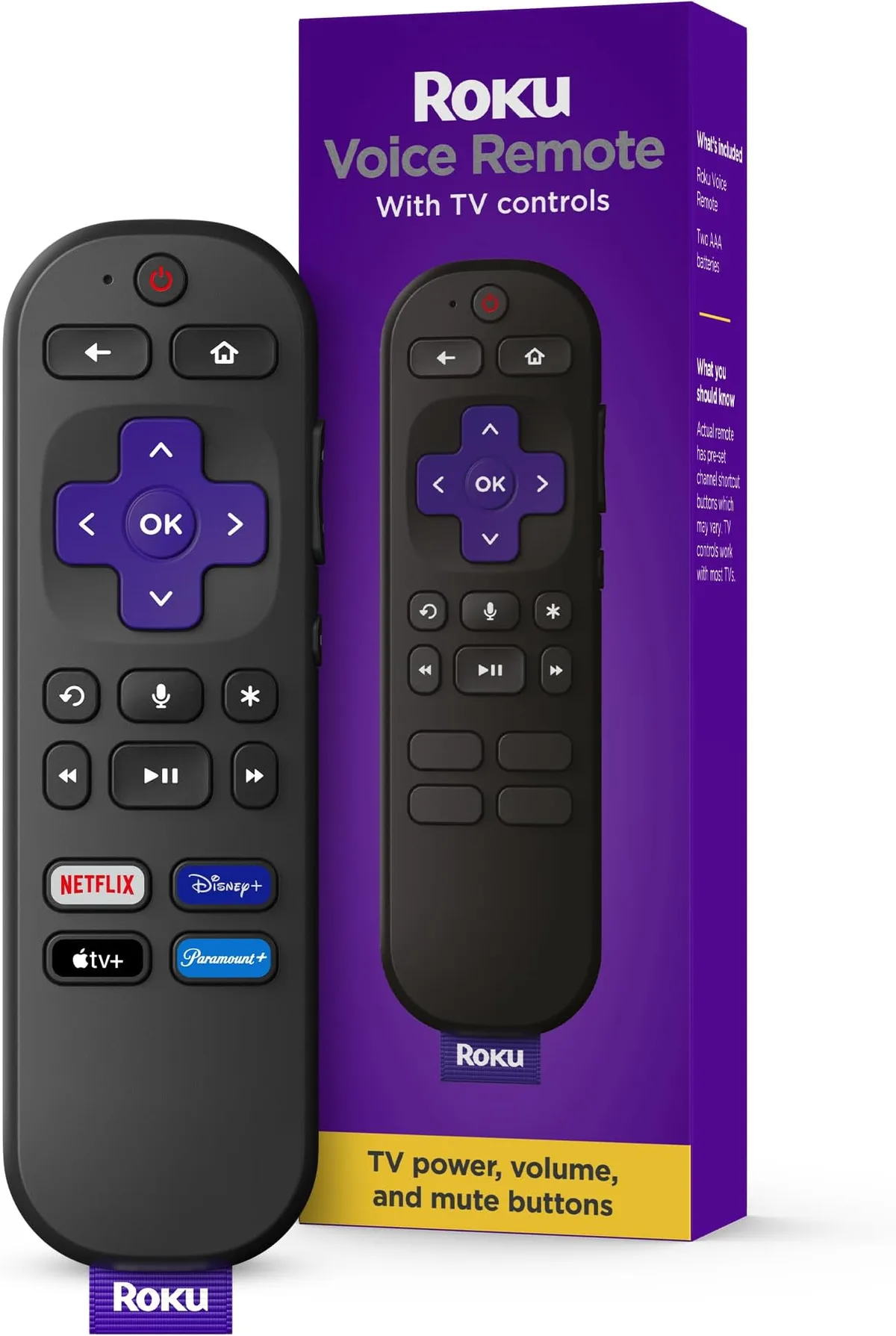 streaming device remote and TV